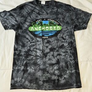 Black Tie-Dye Men's Tee